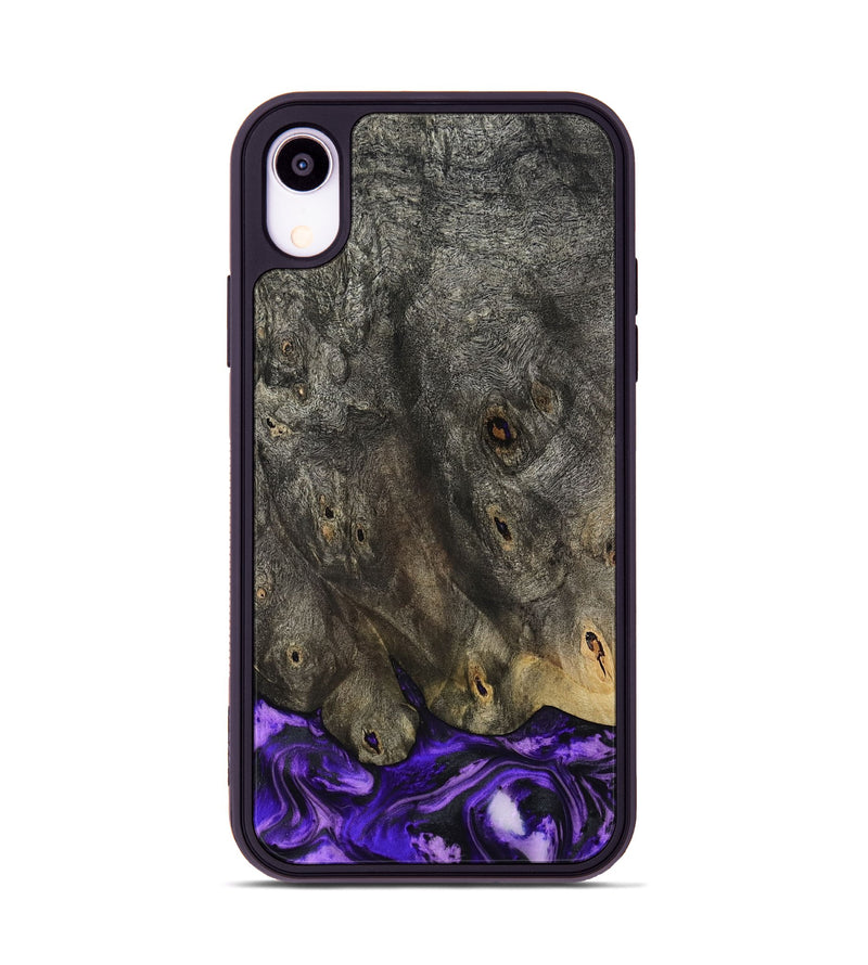 iPhone Xr Wood Phone Case - Infant (Purple, 801732)
