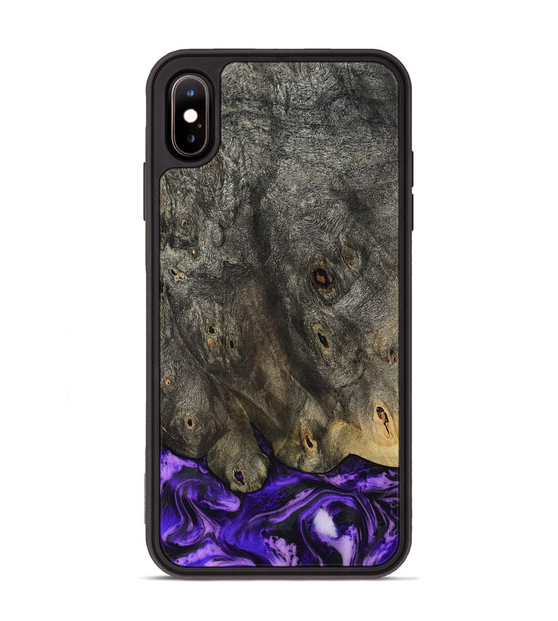 iPhone Xs Max Wood Phone Case - Infant (Purple, 801732)