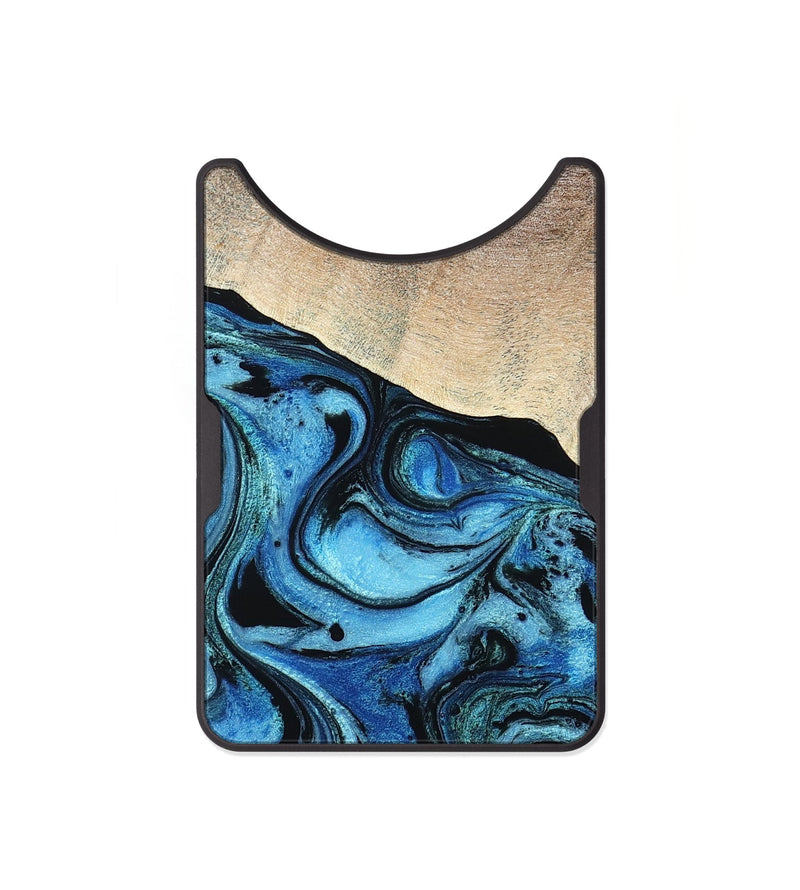 Alloy Wood Wallet - Elza (Blue, 801735)