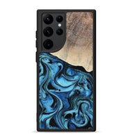 Galaxy S22 Ultra Wood Phone Case - Elza (Blue, 801735)