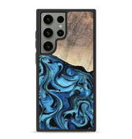 Galaxy S23 Ultra Wood Phone Case - Elza (Blue, 801735)