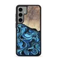 Galaxy S24 Plus Wood Phone Case - Elza (Blue, 801735)