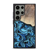 Galaxy S24 Ultra Wood Phone Case - Elza (Blue, 801735)