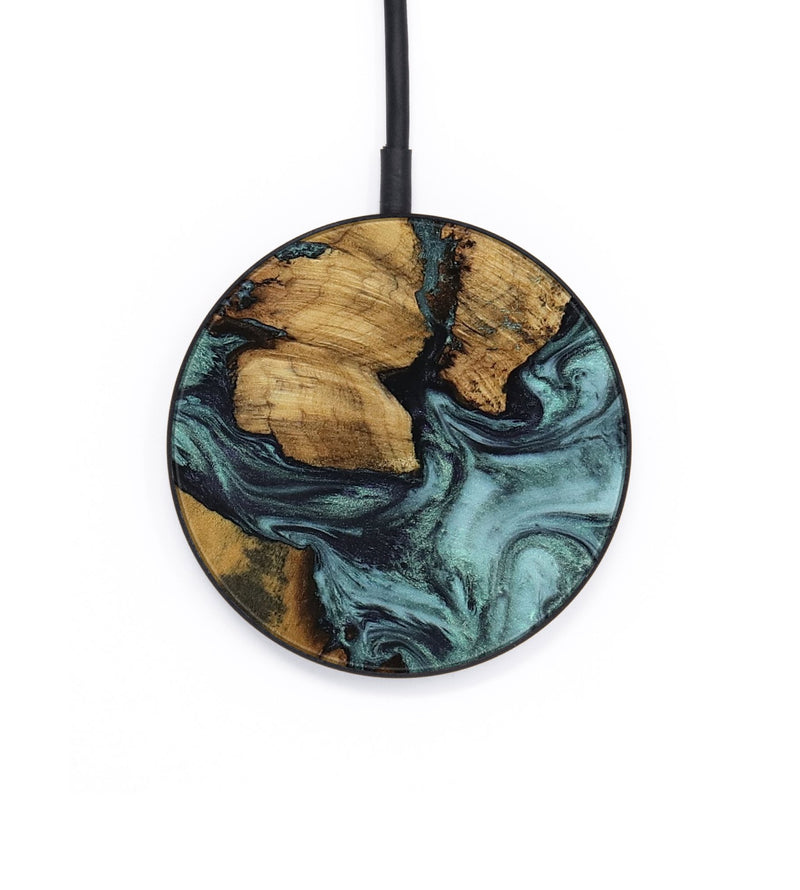 Circle Wood Wireless Charger - Emmitt (Green, 801736)