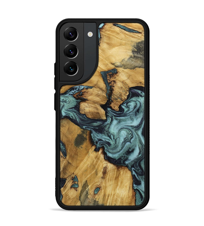 Galaxy S22 Plus Wood Phone Case - Emmitt (Green, 801736)