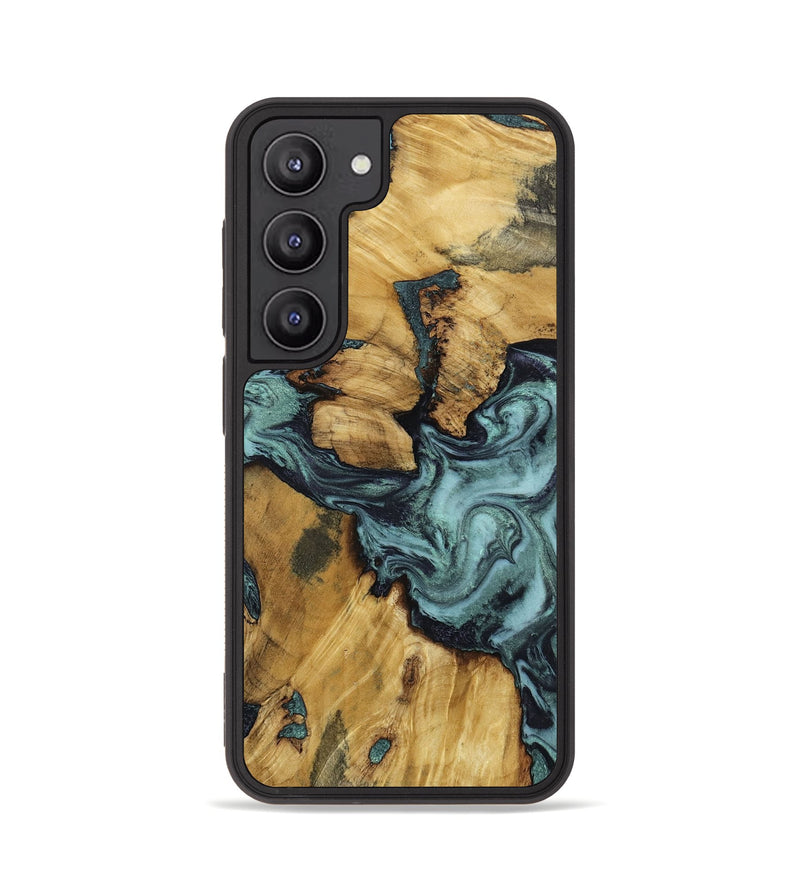 Galaxy S23 Wood Phone Case - Emmitt (Green, 801736)