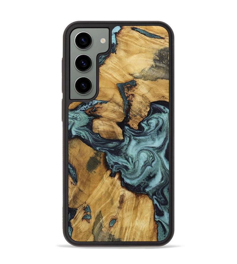 Galaxy S23 Plus Wood Phone Case - Emmitt (Green, 801736)