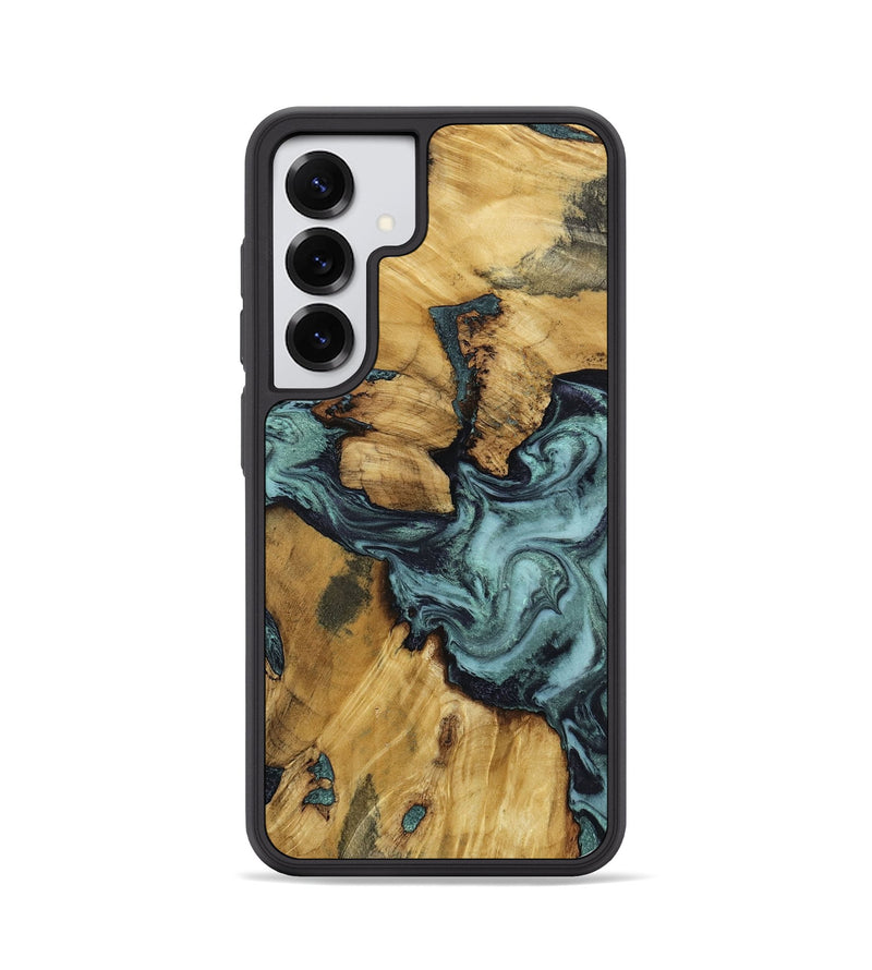 Galaxy S25 Wood Phone Case - Emmitt (Green, 801736)