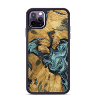 iPhone 11 Pro Max Wood Phone Case - Emmitt (Green, 801736)