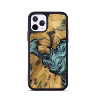 iPhone 11 Pro Wood Phone Case - Emmitt (Green, 801736)