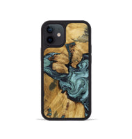 iPhone 12 mini Wood Phone Case - Emmitt (Green, 801736)