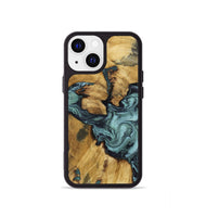 iPhone 13 mini Wood Phone Case - Emmitt (Green, 801736)