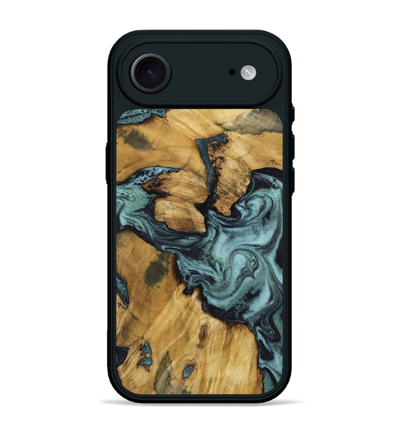 iPhone 17 Air Wood Phone Case - Emmitt (Green, 801736)