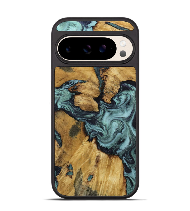 Pixel 10 Wood Phone Case - Emmitt (Green, 801736)