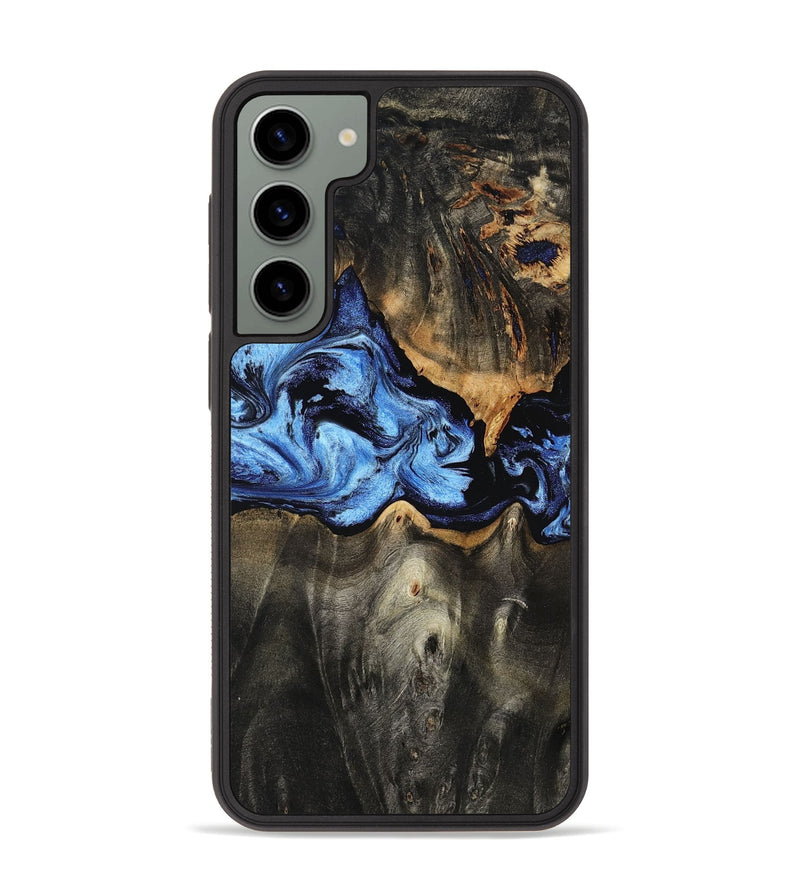 Galaxy S23 Plus Wood Phone Case - Makenna (Blue, 801737)