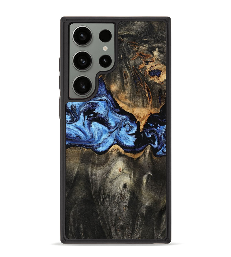 Galaxy S23 Ultra Wood Phone Case - Makenna (Blue, 801737)