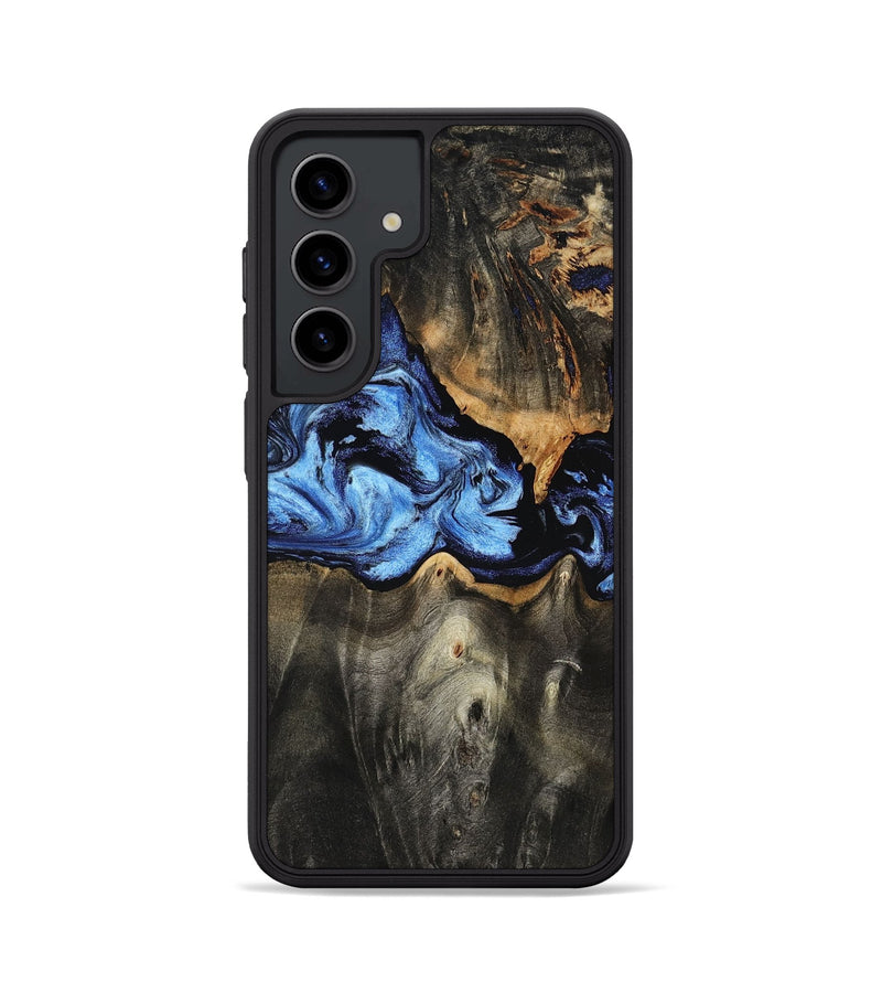 Galaxy S24 Wood Phone Case - Makenna (Blue, 801737)