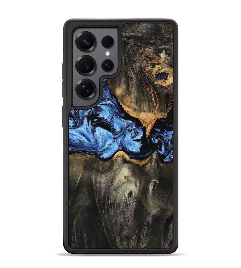 Galaxy S25 Ultra Wood Phone Case - Makenna (Blue, 801737)