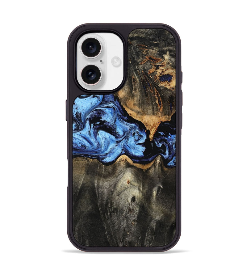 iPhone 17 Wood Phone Case - Makenna (Blue, 801737)