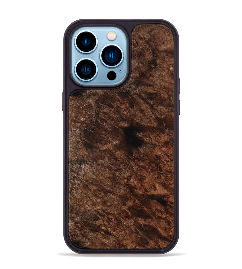 iPhone 14 Pro Max Wood Phone Case - Jerald (Wood Burl, 801738)