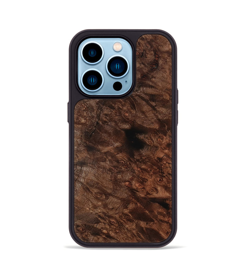 iPhone 14 Pro Wood Phone Case - Jerald (Wood Burl, 801738)