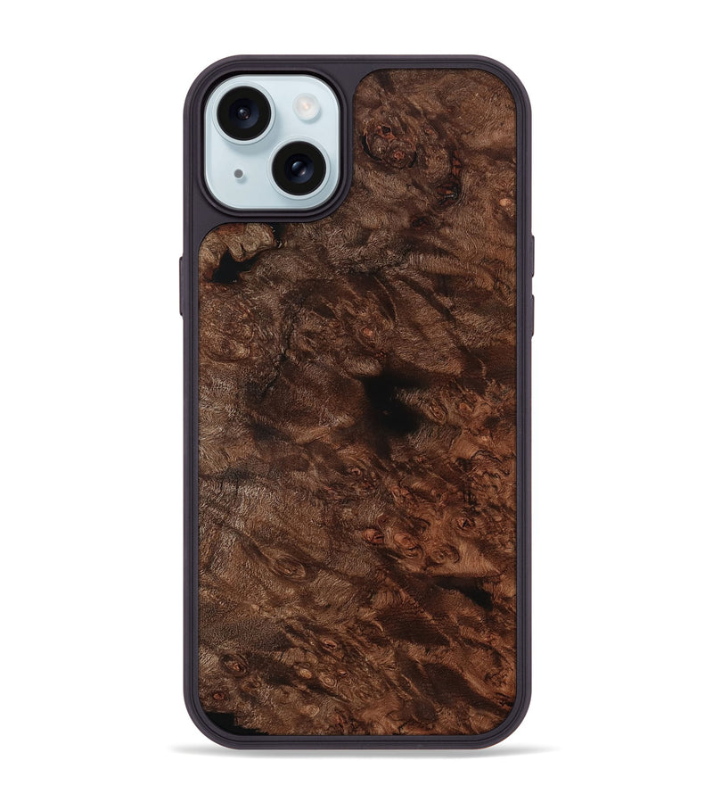 iPhone 15 Plus Wood Phone Case - Jerald (Wood Burl, 801738)