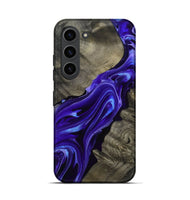 Galaxy S23 Wood Live Edge Phone Case - Lora (Purple, 801743)