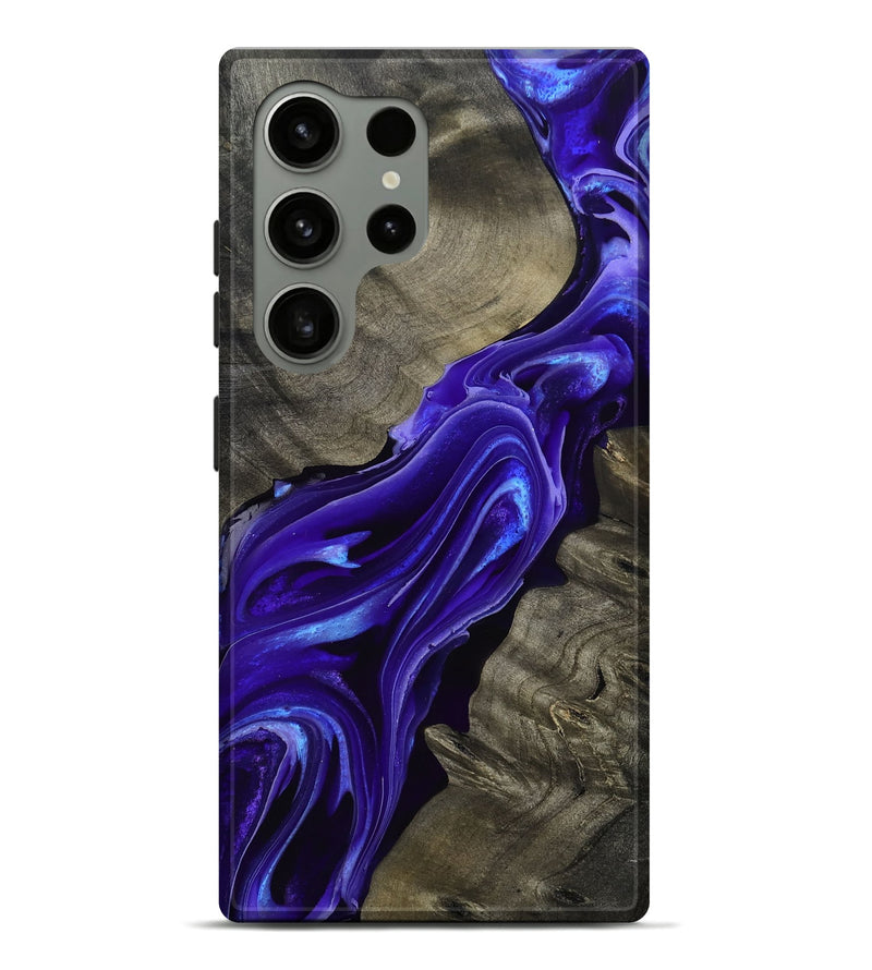 Galaxy S24 Ultra Wood Live Edge Phone Case - Lora (Purple, 801743)