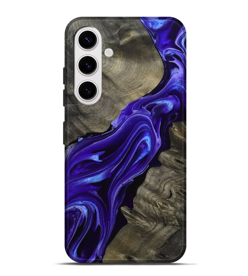 Galaxy S25 Plus Wood Live Edge Phone Case - Lora (Purple, 801743)