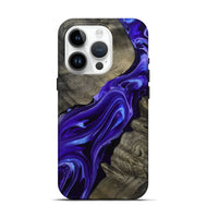 iPhone 15 Pro Wood Live Edge Phone Case - Lora (Purple, 801743)