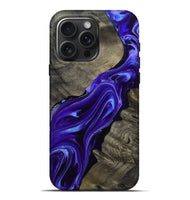 iPhone 16 Pro Max Wood Live Edge Phone Case - Lora (Purple, 801743)