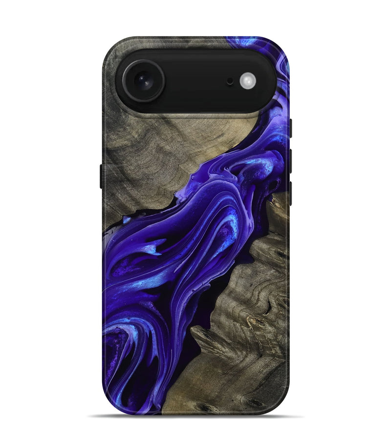 iPhone 17 Air Wood Live Edge Phone Case - Lora (Purple, 801743)
