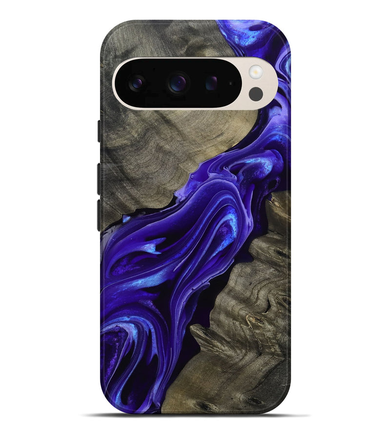 Pixel 10 Pro XL Wood Live Edge Phone Case - Lora (Purple, 801743)