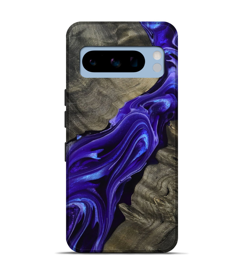 Pixel 8 Pro Wood Live Edge Phone Case - Lora (Purple, 801743)