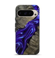 Pixel 9 Wood Live Edge Phone Case - Lora (Purple, 801743)