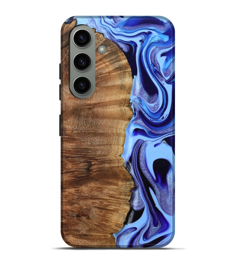 Galaxy S24 Plus Wood Live Edge Phone Case - Flynn (Blue, 801745)