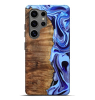 Galaxy S25 Ultra Wood Live Edge Phone Case - Flynn (Blue, 801745)