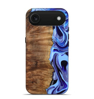 iPhone 17 Air Wood Live Edge Phone Case - Flynn (Blue, 801745)