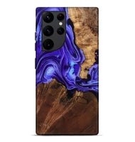 Galaxy S22 Ultra Wood Live Edge Phone Case - Nyomi (Purple, 801746)