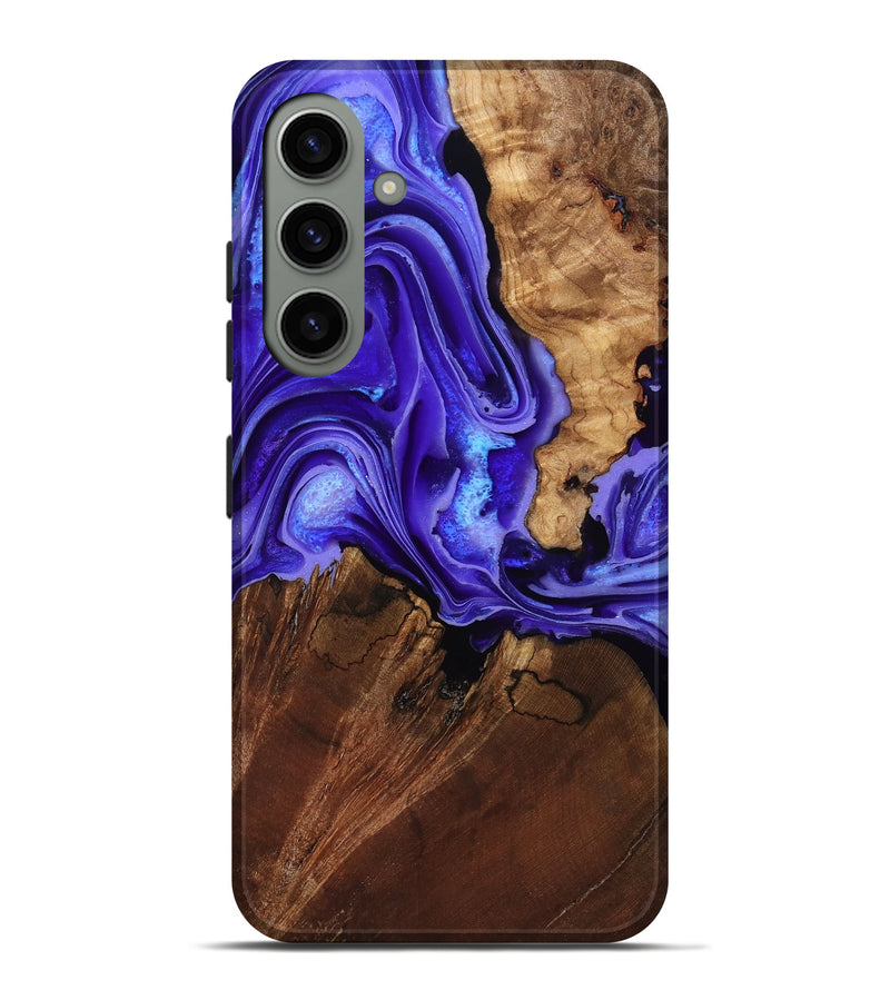 Galaxy S24 Plus Wood Live Edge Phone Case - Nyomi (Purple, 801746)