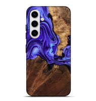 Galaxy S25 Plus Wood Live Edge Phone Case - Nyomi (Purple, 801746)