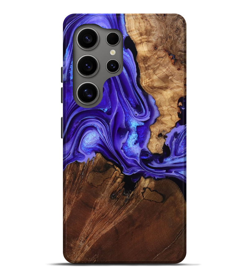 Galaxy S25 Ultra Wood Live Edge Phone Case - Nyomi (Purple, 801746)