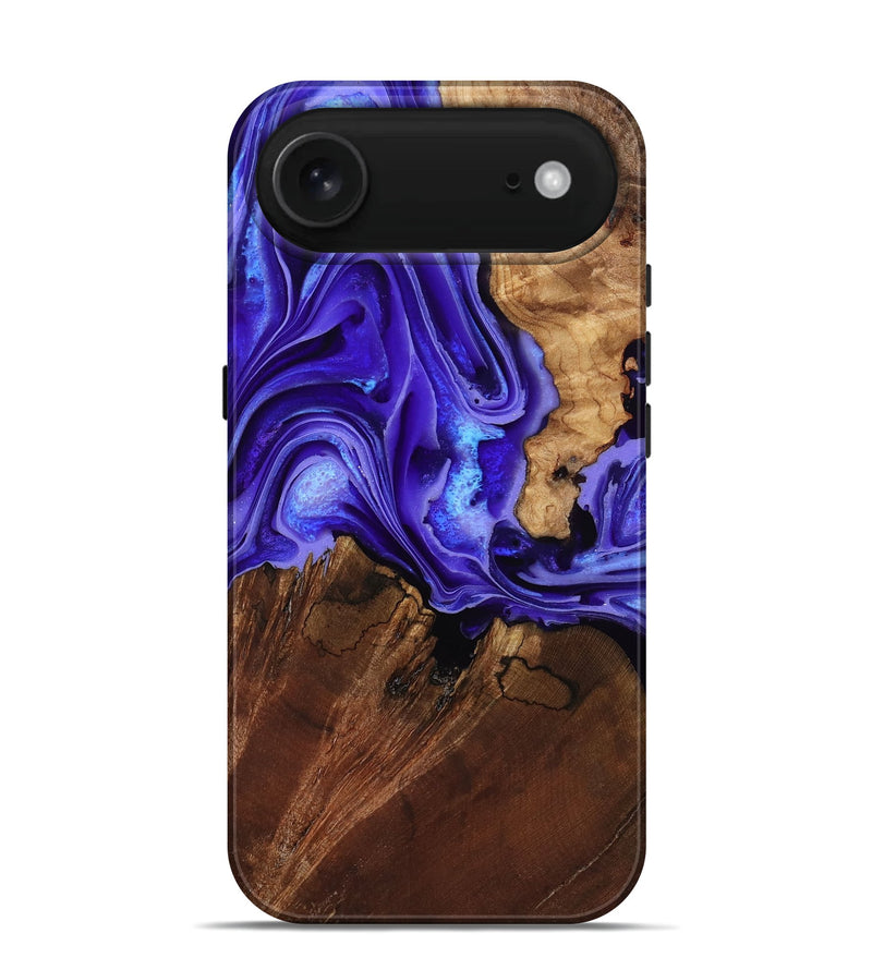 iPhone 17 Air Wood Live Edge Phone Case - Nyomi (Purple, 801746)