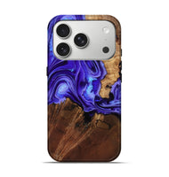 iPhone 17 Pro Wood Live Edge Phone Case - Nyomi (Purple, 801746)