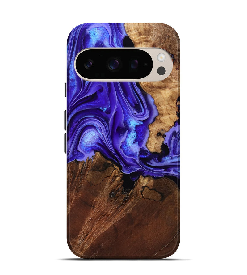 Pixel 10 Wood Live Edge Phone Case - Nyomi (Purple, 801746)