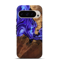 Pixel 9 Wood Live Edge Phone Case - Nyomi (Purple, 801746)