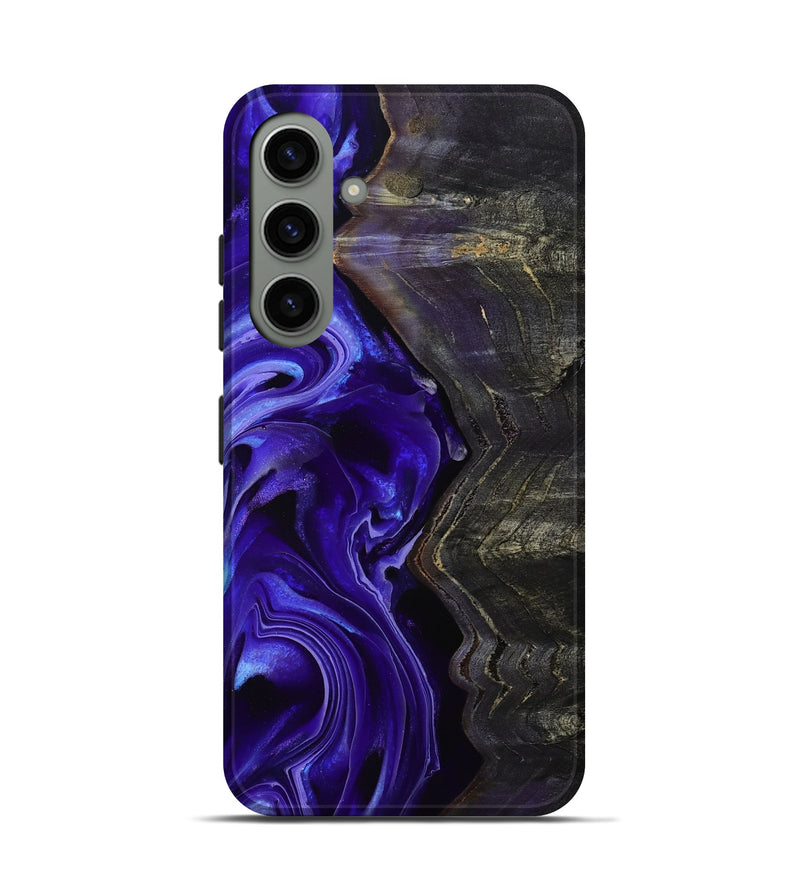 Galaxy S24 Wood Live Edge Phone Case - Jami (Purple, 801747)