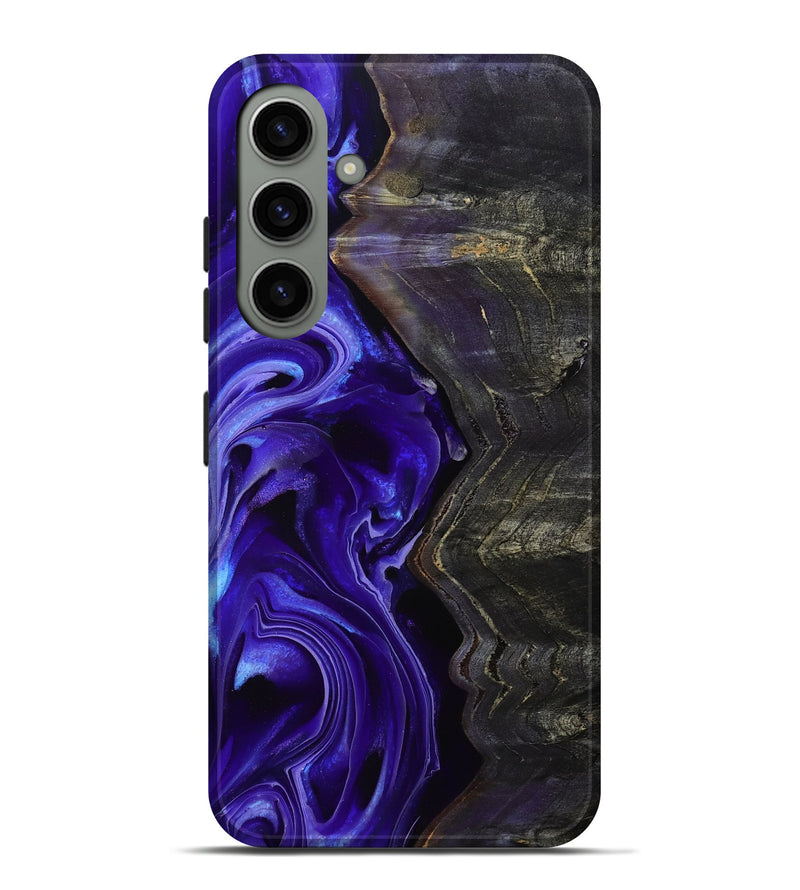 Galaxy S24 Plus Wood Live Edge Phone Case - Jami (Purple, 801747)