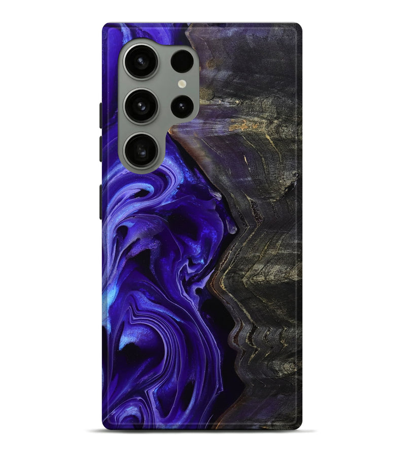 Galaxy S24 Ultra Wood Live Edge Phone Case - Jami (Purple, 801747)