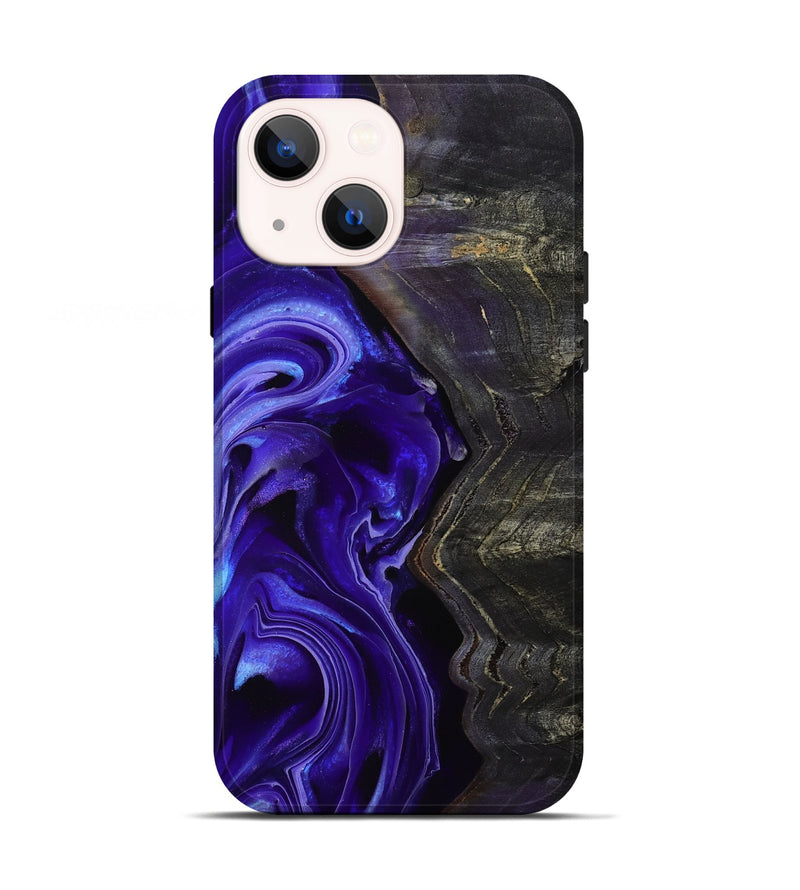 iPhone 13 Wood Live Edge Phone Case - Jami (Purple, 801747)
